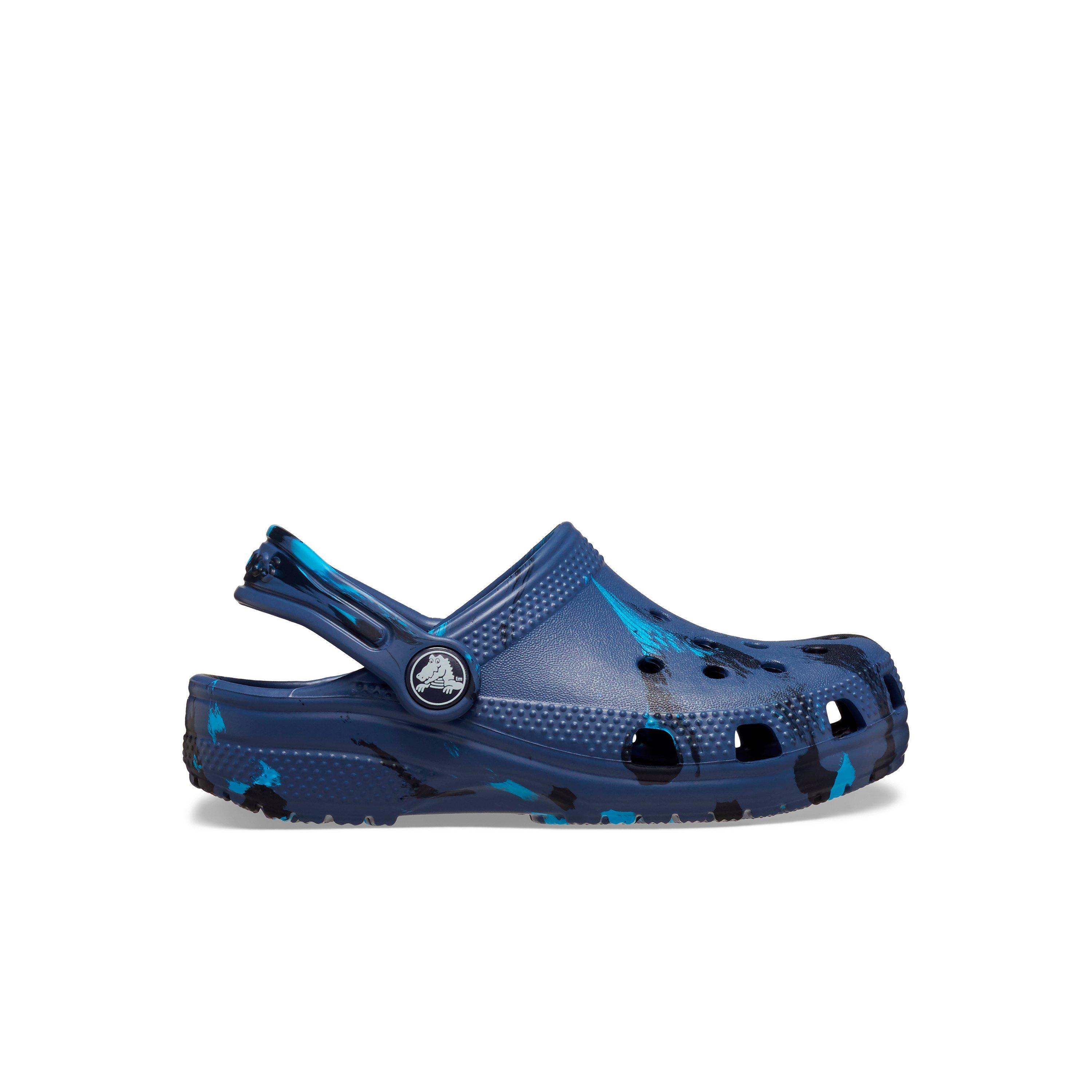 Boys navy crocs online